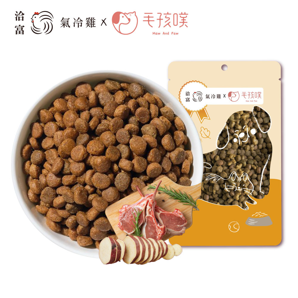 【洽富氣冷雞x毛孩噗】犬食 無穀羊肉地瓜 150g