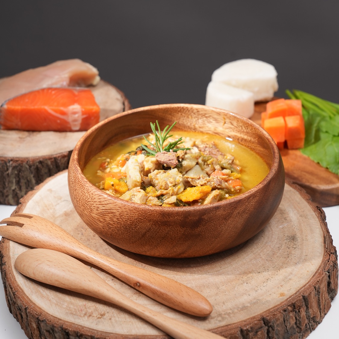 山藥燉雞鮮蝦鮭魚煲_B 山藥燉雞鮮蝦鮭魚煲【腸道強健秘笈】